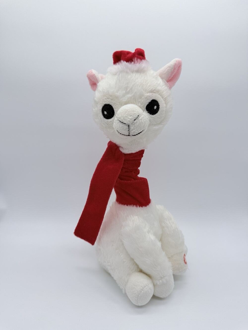 Merry Moments Llama Sings & Dances "I Want Candy" Christmas Plush 12" Works
